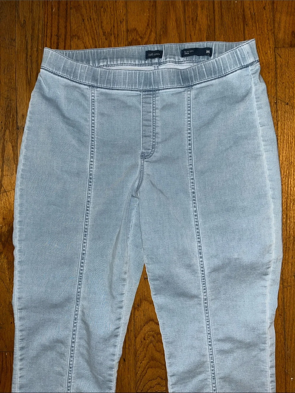 J.Jill Denim Women’s Slim Leg Ankle Pull On Jeans - Comfortable Size Medium